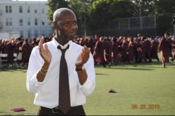 Mr. Hutchins at the class of 2010 graduation